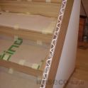 Postup obkladu - rekonštrukcia schodiska
