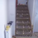 Postup obkladu - rekonštrukcia schodiska